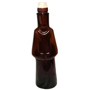 FRANGELICO Italy LIQUOR Bottle Monk-Shaped Brown